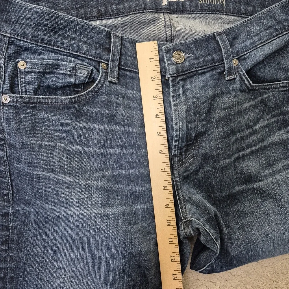 7 For All Mankind Jeans Slimmy Mens 32/29 Altered Straight Blue Capsule Preppy